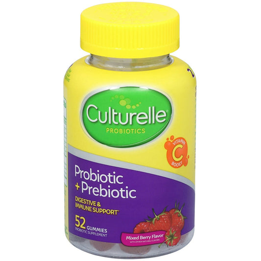 Culturelle Daily Prebiotic + Probiotic Gummies For Adults Mixed Berry 52 ct Vitamins & Supplements Pasteur Pharmacy