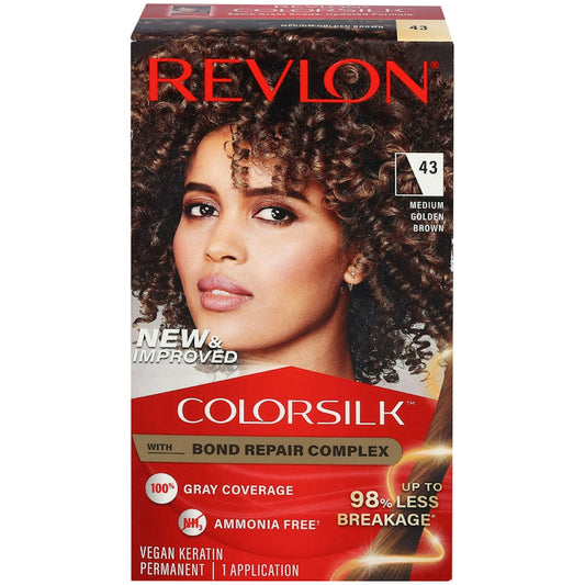 Revlon Colorsilk Permanent Hair Color - Medium Golden Brown Hair Color Pasteur Pharmacy