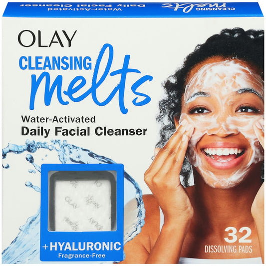 Olay Water-Activated Daily Facial Cleansing Melts With Hyaluronic Facial Cleansers Pasteur Pharmacy