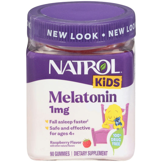 Natrol® Kids Sleep Melatonin 1 mg Raspberry Gummy, 90 EA