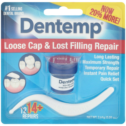 Dentemp Maximum Strength Loose Cap And Lost Filling Repair Set Oral Care Pasteur Pharmacy