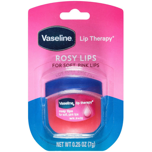 Vaseline Lip Therapy Balm Mini, 0.25 OZ, Rosy Lips Lip Balms & Treatments Pasteur Pharmacy