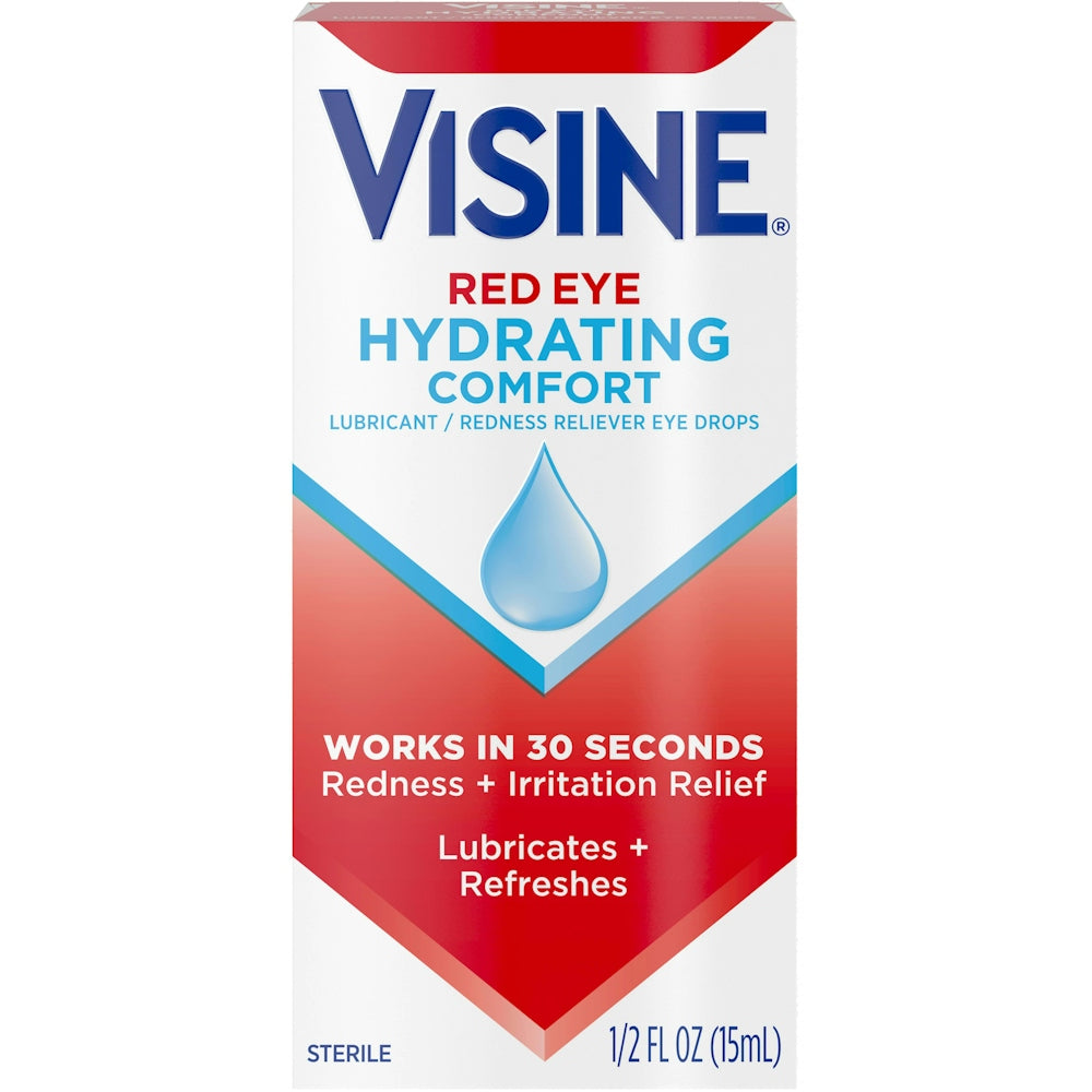 Visine Red Eye Drops, Hydrating Comfort Personal Care Pasteur Pharmacy