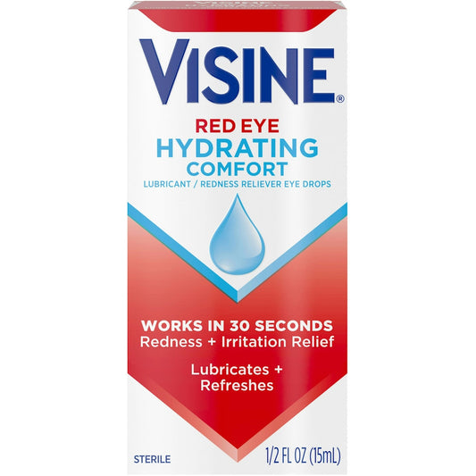 Visine Red Eye Drops, Hydrating Comfort Personal Care Pasteur Pharmacy