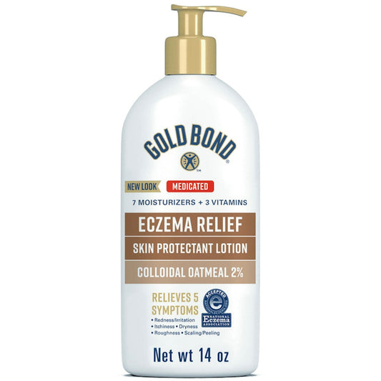 Gold Bond Ultimate Eczema Relief Skin Protectant Lotion, 14 Oz Lotion & Moisturizer Pasteur Pharmacy