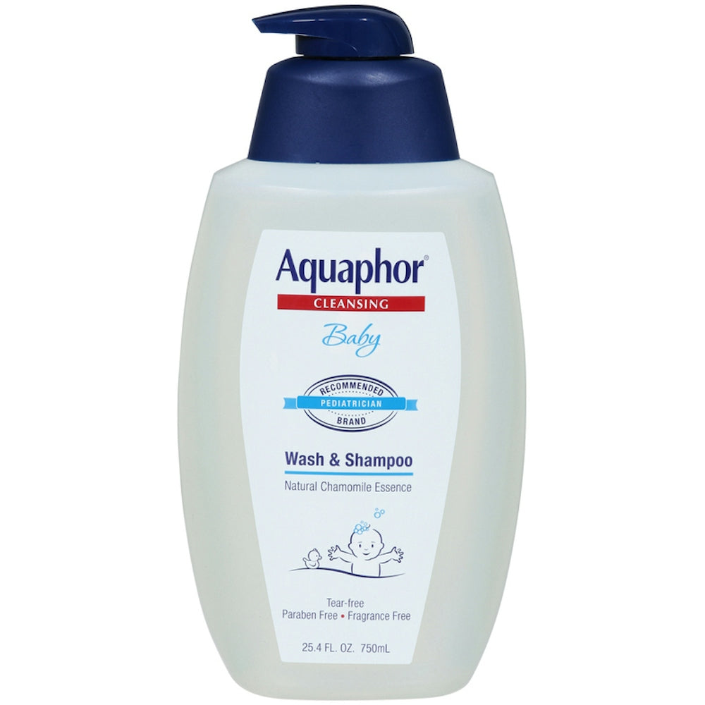 Aquaphor Baby Wash & Shampoo Pump, 29.5 Fl Oz Shampoo Pasteur Pharmacy