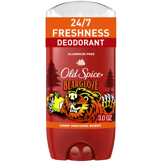 Old Spice Wild Collection Aluminum Free Deodorant For Men, Bearglove, 3.0 Oz Deodorant Pasteur Pharmacy