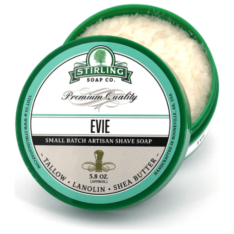 Stirling Soap Co. Evie Shaving Collection Shaving Set Pasteur Pharmacy Shaving Soap 5.8oz