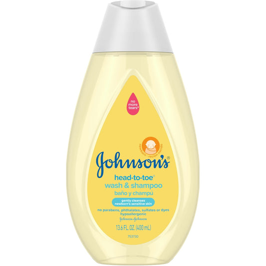 Johnson's Baby Wash & Shampoo, Newborn 13.6 Fl Oz Shampoo Pasteur Pharmacy