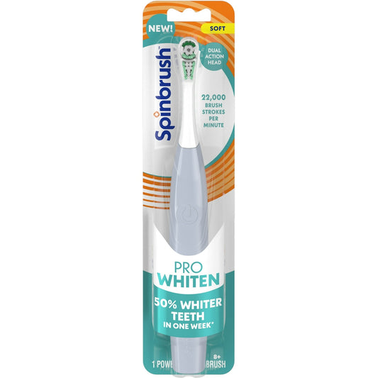 Spinbrush Toothbrush, Powered, Soft, 8 Toothbrushes Pasteur Pharmacy
