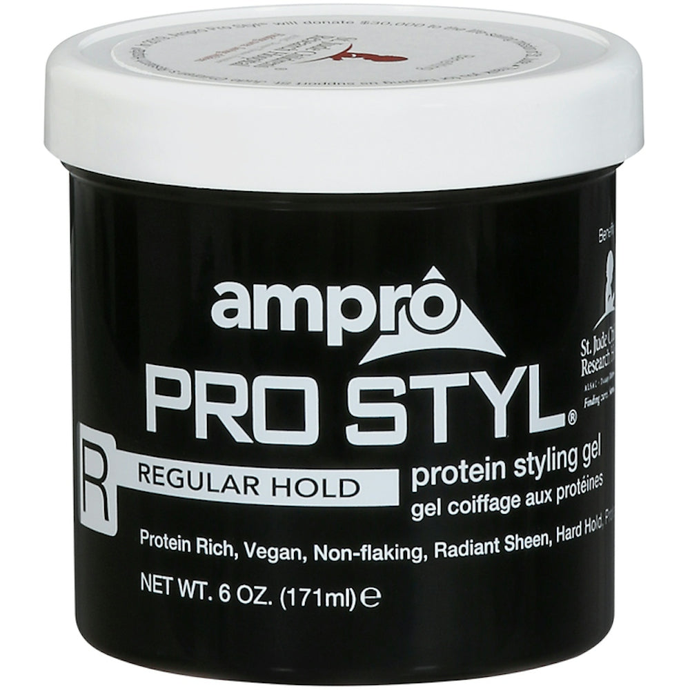 Ampro Pro Styl Protein Styling Gel, 6 oz - Alcohol-Free Firm Hold Hair Care Pasteur Pharmacy