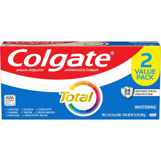 Colgate Total Toothpaste, Whitening, 2 Value Pack Toothpaste Pasteur Pharmacy