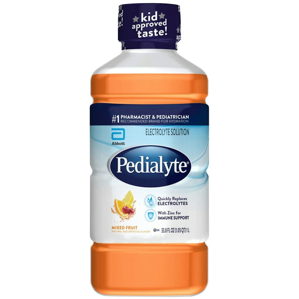 Pedialyte Electrolyte Solution - Mixed Fruit - 33.8 Fl Oz Baby Food Pasteur Pharmacy