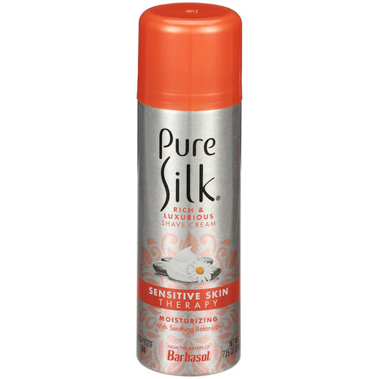 Pure Silk Spa Therapy Shaving Cream for Women, Sensitive Skin with Aloe, 7.25 oz Shaving Cream Pasteur Pharmacy