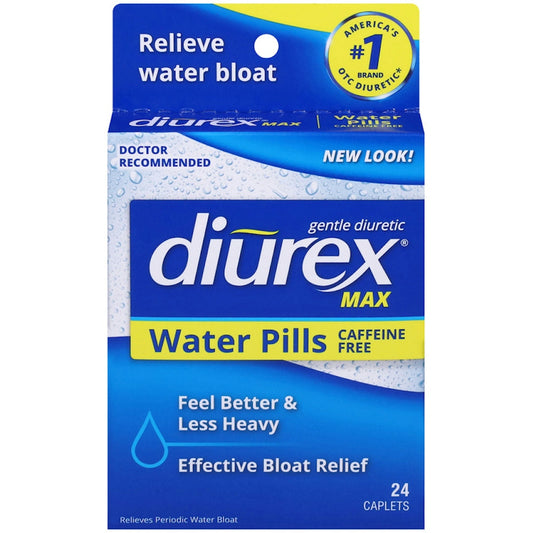 Diurex TB 50mg Diuretic - 24 Caplets Medicine & Drugs Pasteur Pharmacy