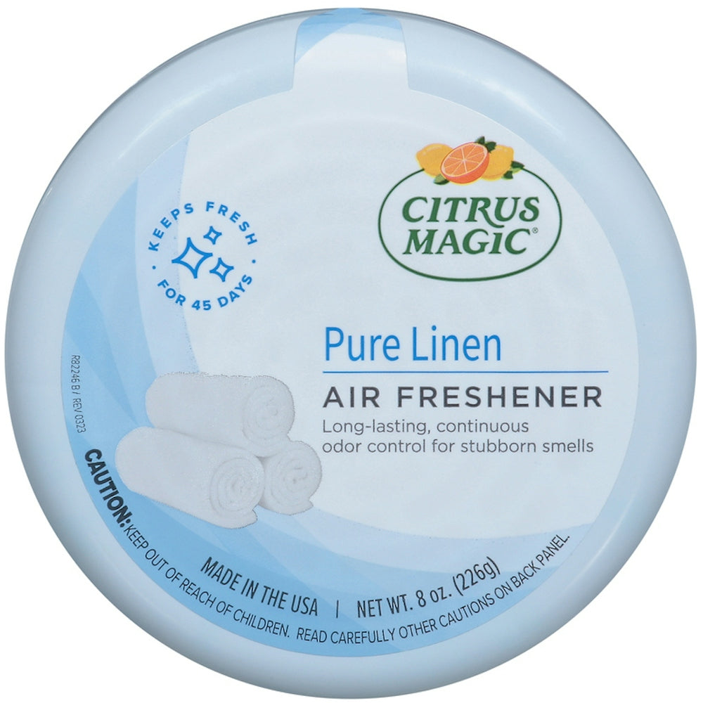 Ambientador sólido Citrus Magic Pure Linen 8 oz