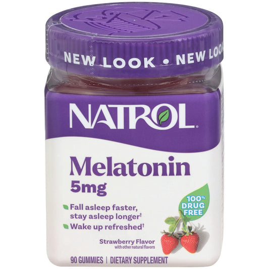 Natrol Melatonin 5 Mg Sleep Aid Gummies, Strawberry Vitamins & Supplements Pasteur Pharmacy