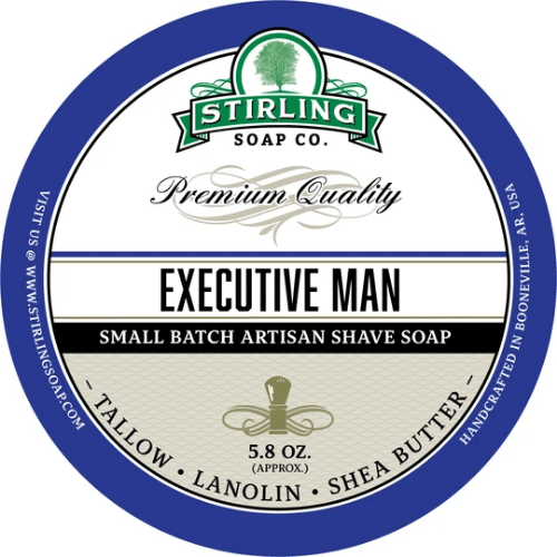 Stirling Soap Co. Executive Man Shaving Collection Shaving Set Pasteur Pharmacy Shaving Soap 5.8oz
