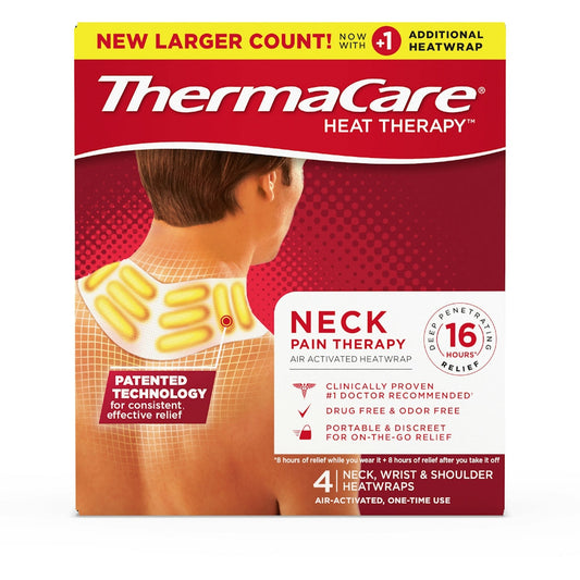ThermaCare Neck, Wrist & Shoulder Pain Relief Heatwraps Health & Beauty Pasteur Pharmacy