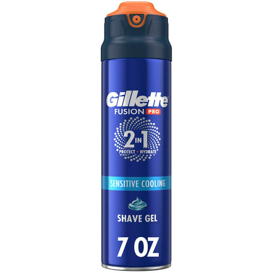 Gillette PRO Men's Sensitive Shaving Gel - 7oz Shaving & Grooming Pasteur Pharmacy