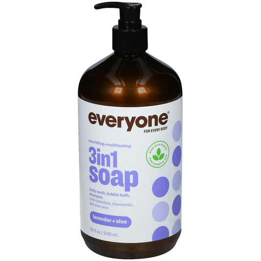Everyone 3 In 1 Lavender + Aloe Soap 32 Fl Oz Health & Beauty Pasteur Pharmacy