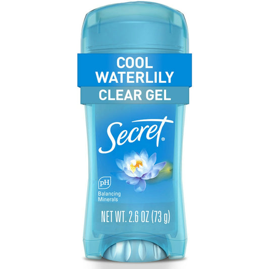 Secret Fresh Cool Waterlily Clear Gel Antiperspirant And Deodorant - 2.6oz Deodorant Pasteur Pharmacy