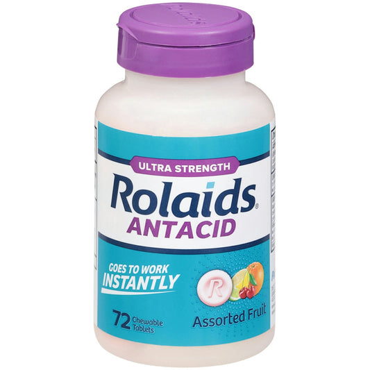 Rolaids Ultra Strength Chewable Tablets Fruit 72 Ct Health & Beauty Pasteur Pharmacy
