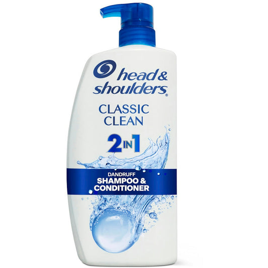 Head & Shoulders 2 In 1 Dandruff Shampoo Conditioner, Classic Clean 28.2 Oz Shampoo & Conditioner Pasteur Pharmacy