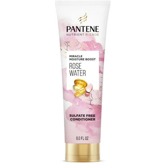 Pantene Sulfate Free Rose Water Conditioner With Miracle Moisture Boost, Nutrient Blends 8 oz Conditioners Pasteur Pharmacy