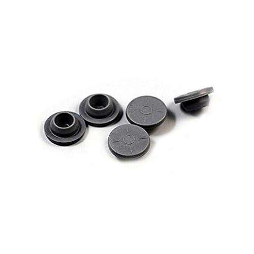 20 mm Snap-On Chlorobutyl Rubber Stoppers, Grey (25 Count) Business & Industrial Pasteur Pharmacy