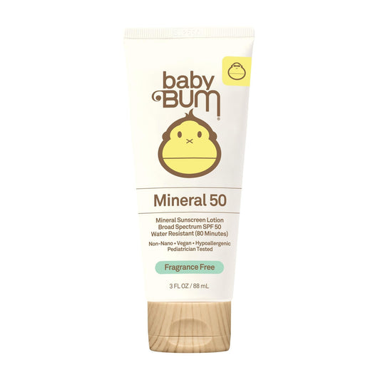 Baby Bum Mineral Sunscreen Lotion SPF 50 - 3 Fl Oz Lotion & Moisturizer Pasteur Pharmacy