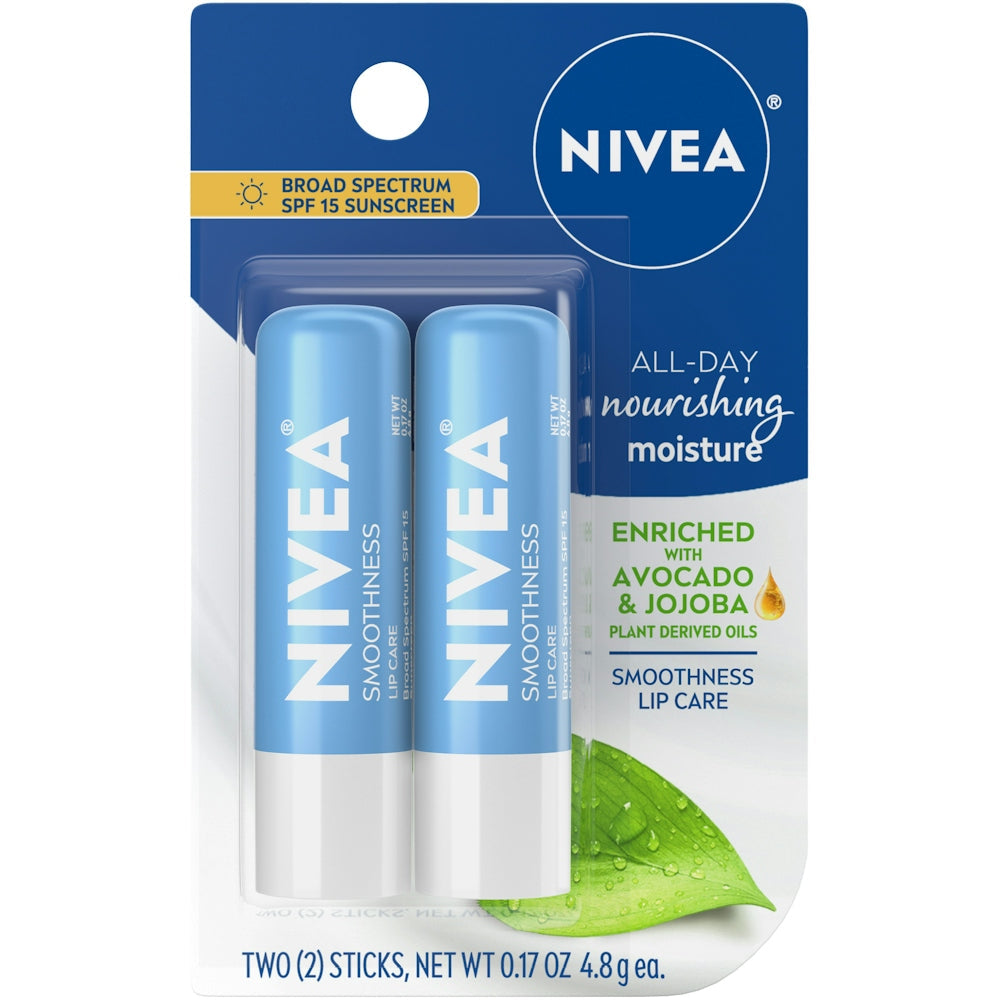 Nivea Smoothness Lip Balm Dual Pack Lip Balms & Treatments Pasteur Pharmacy