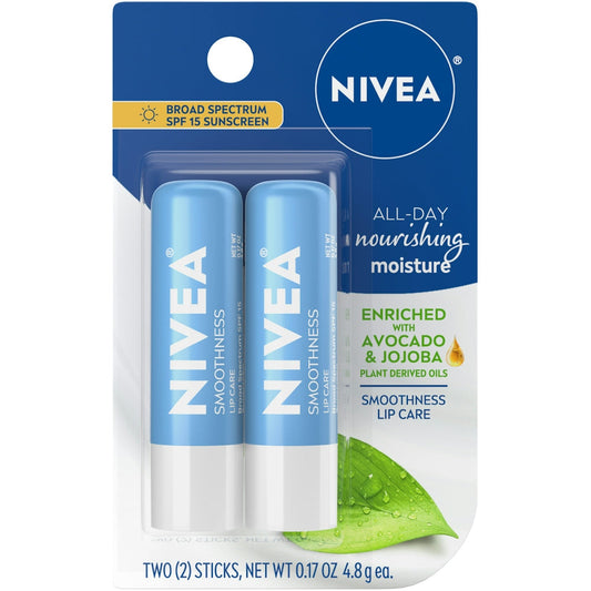 Nivea Smoothness Lip Balm Dual Pack Lip Balms & Treatments Pasteur Pharmacy
