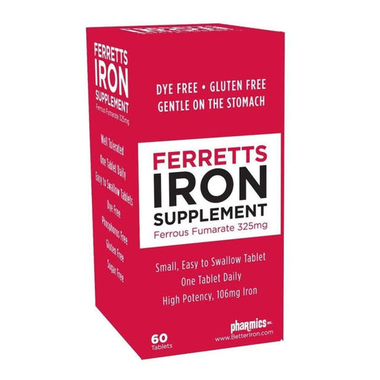 Pharmics Ferretts Iron Supplement, Tablets Vitamins & Supplements Pasteur Pharmacy