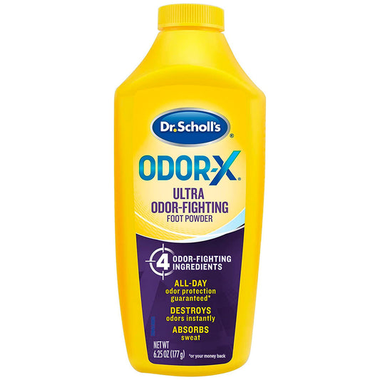 Dr. Scholl's Odor X Ultra Odor -Fighting Foot Powder 6.25 Oz Personal Care Pasteur Pharmacy