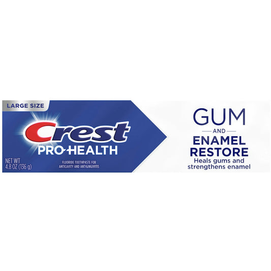 Crest Toothpaste, Fluoride, Gum And Enamel Restore, Large Size Toothpaste Pasteur Pharmacy