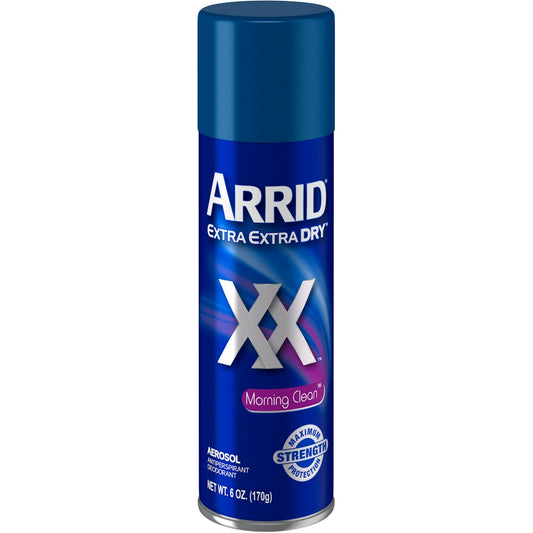 Arrid XX Extra Extra Dry Antiperspirant Deodorant Spray - Morning Clean, 6 oz Deodorant & Anti-Perspirant Pasteur Pharmacy