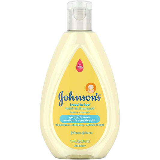 Johnson's HeadtoToe Gentle TearFree Baby Wash Shampoo For Babys Sensitive Skin 170 Oz Shampoo Pasteur Pharmacy