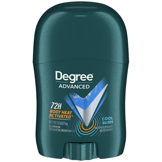 Degree Men Original Protection Cool Rush Antiperspirant Deodorant Travel Size, 0.5 Ounce Deodorant Pasteur Pharmacy