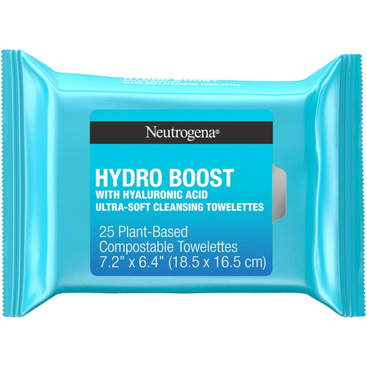 Neutrogena Hydro Boost Face Cleansing & Makeup Remover Wipes Health & Beauty Pasteur Pharmacy