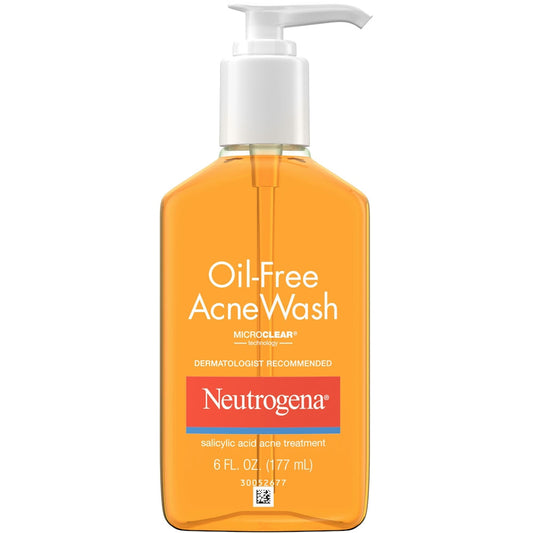 Neutrogena Oil Free Salicylic Acid Acne Fighting Face Wash - 6 Fl Oz Health & Beauty Pasteur Pharmacy