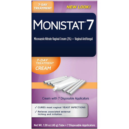 Monistat Vaginal Antifungal, 7 Day Treatment, Cream Medicine & Drugs Pasteur Pharmacy