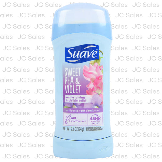 Suave Solid Antiperspirant Deodorant 2.6oz - Sweet Pea & Violet