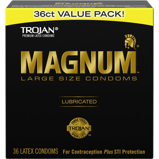 Trojan Magnum Large Size Lubricated Latex Condoms Condoms Pasteur Pharmacy