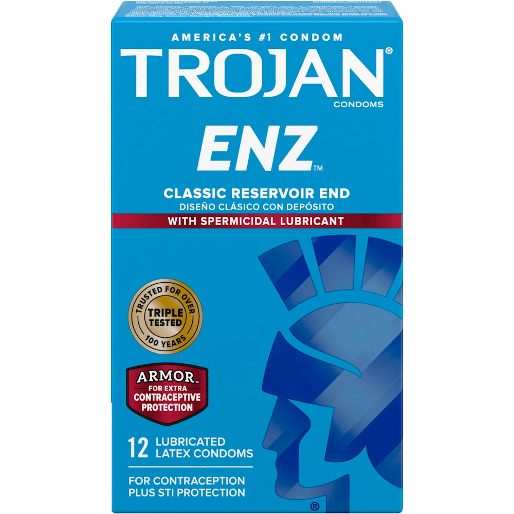 Trojan Spermicidal Lubricated Premium Latex Condoms Condoms Pasteur Pharmacy