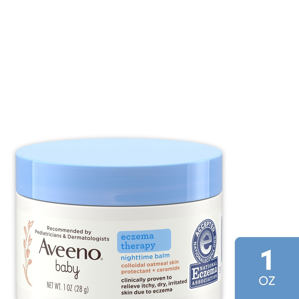 Aveeno Baby Eczema Therapy Nighttime Balm 1 Oz Baby & Toddler Furniture Pasteur Pharmacy