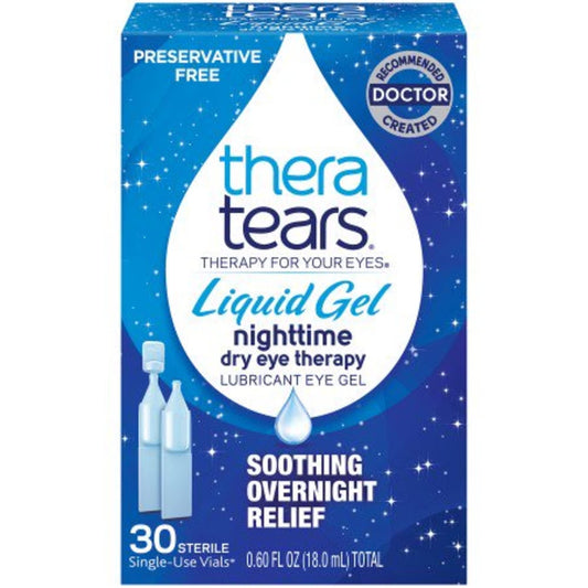 TheraTears Lubricant Eye Gel Nighttime Sterile Units 30Ct Eye Drops & Lubricants Pasteur Pharmacy