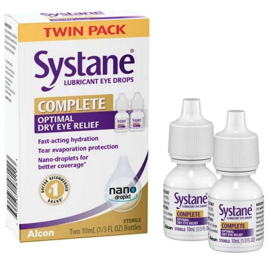 Systane Eye Drops, Lubricant, Complete, Twin Pack Eye Drops & Lubricants Pasteur Pharmacy