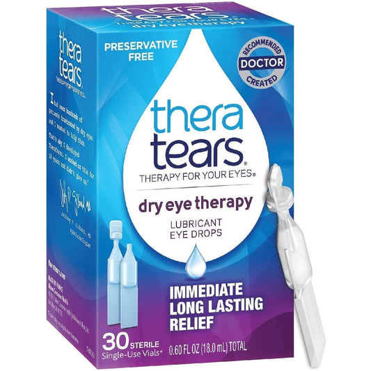 TheraTears Lubricant Eye Drops Dry Therapy - 0.02 Fluid Ounce Eye Drops & Lubricants Pasteur Pharmacy