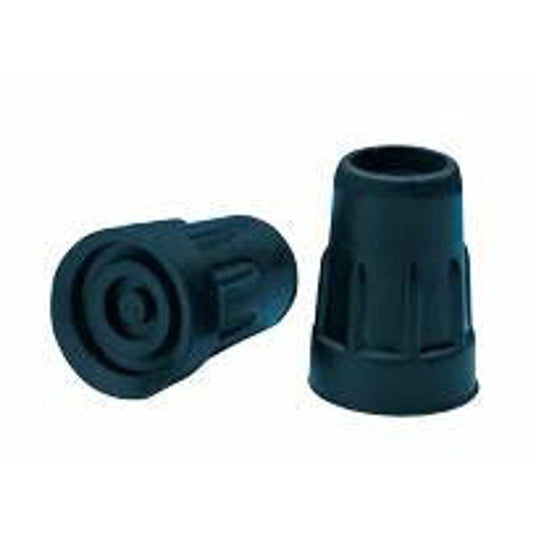 Carex 5/8-Inch Rubber Cane Tips, Black, 1 Pair – Slip-Resistant Replacement Tips for Small Canes Canes & Walking Sticks Pasteur Pharmacy